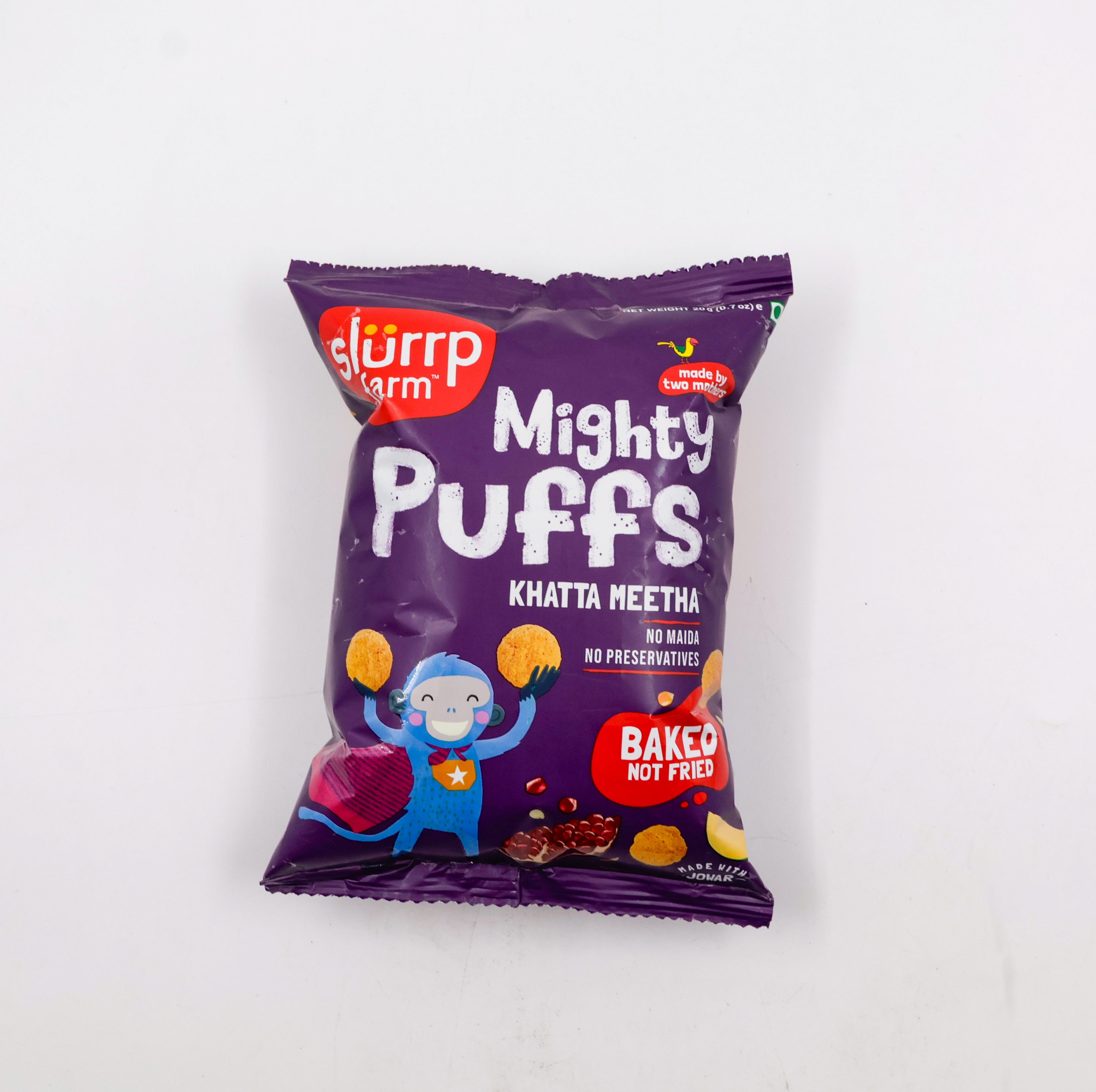 Slurrp Farm Millet Puffs Khatta Meetha 20 g